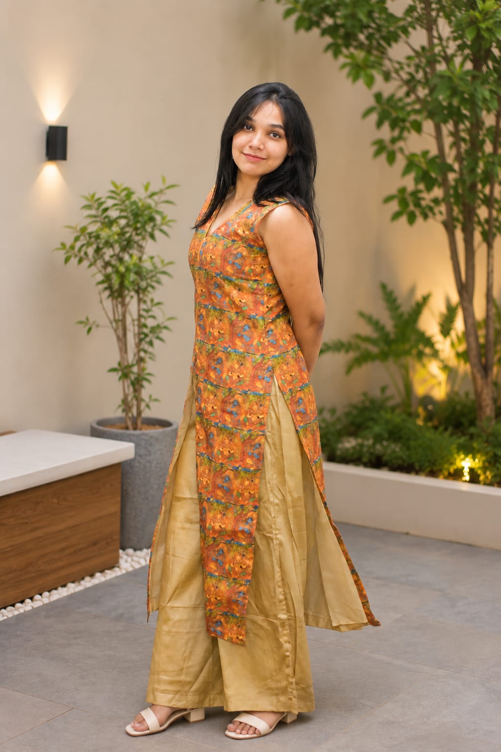 Ethnic Kurta Palazzo Set