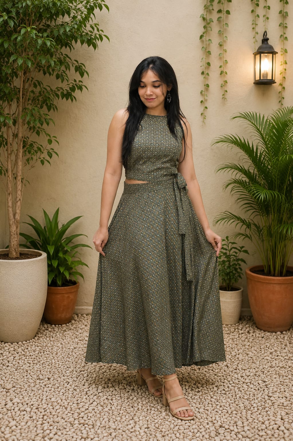 Indo western Middi Dress